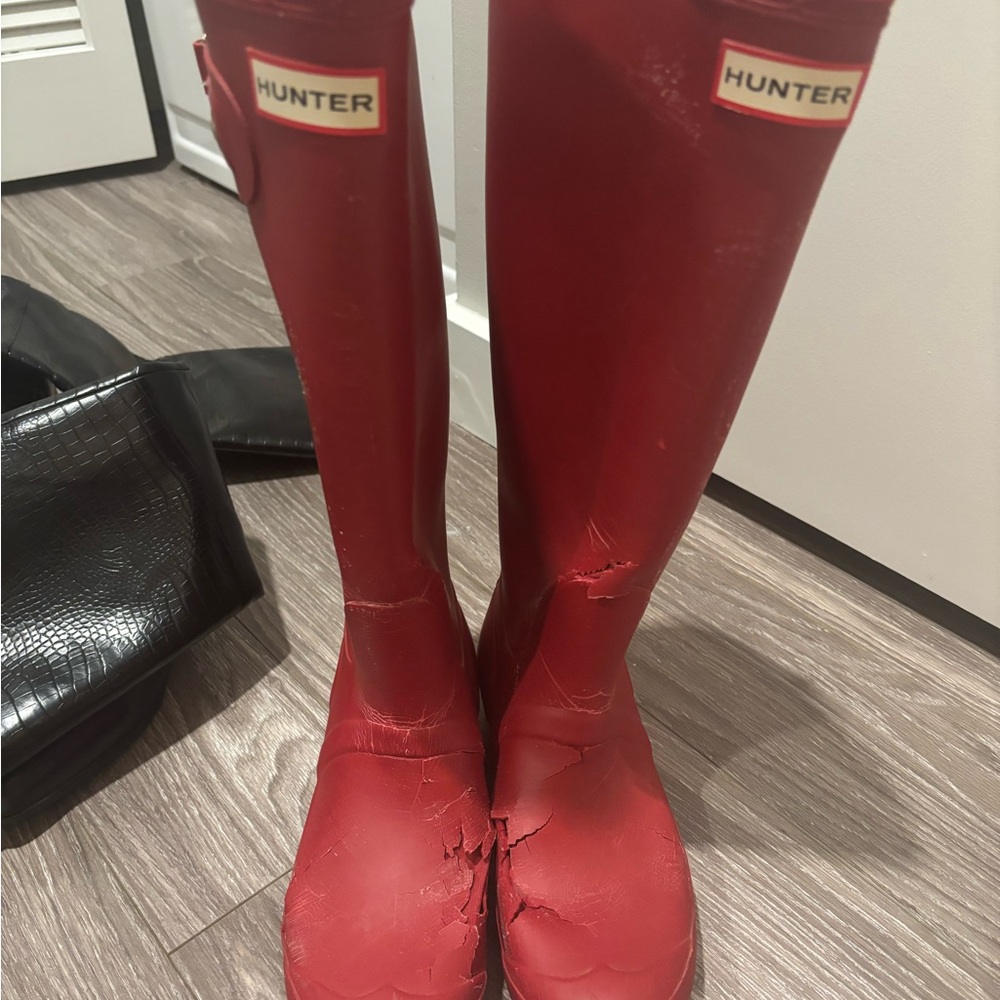 Hunter Classic Red Waterproof Boots